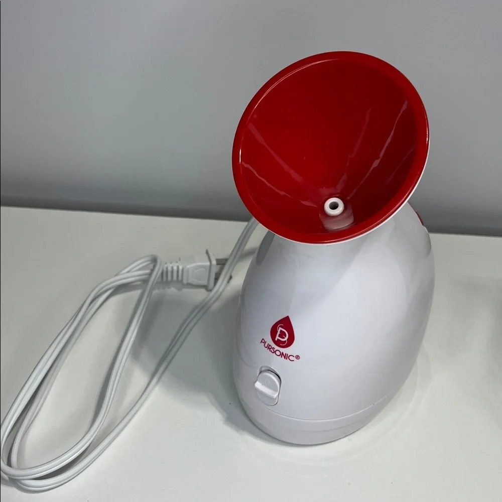 Facial Steamer - Red and white